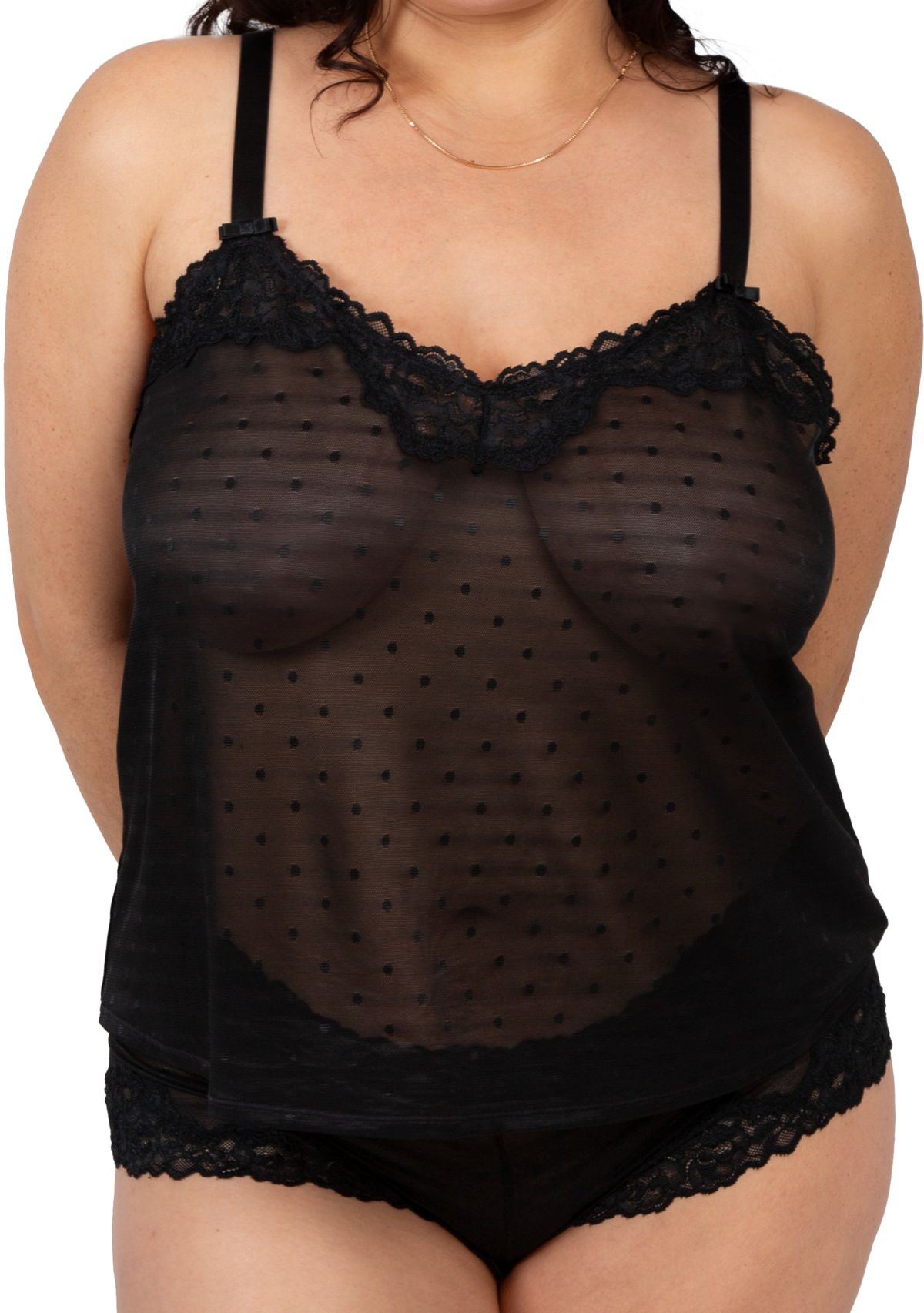 Sheer Whisper 2 Piece Cami and Boyshort Set
