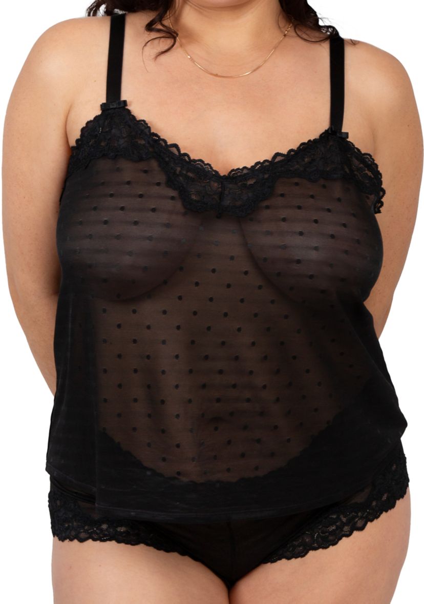 Sheer Whisper 2 Piece Cami and Boyshort Set