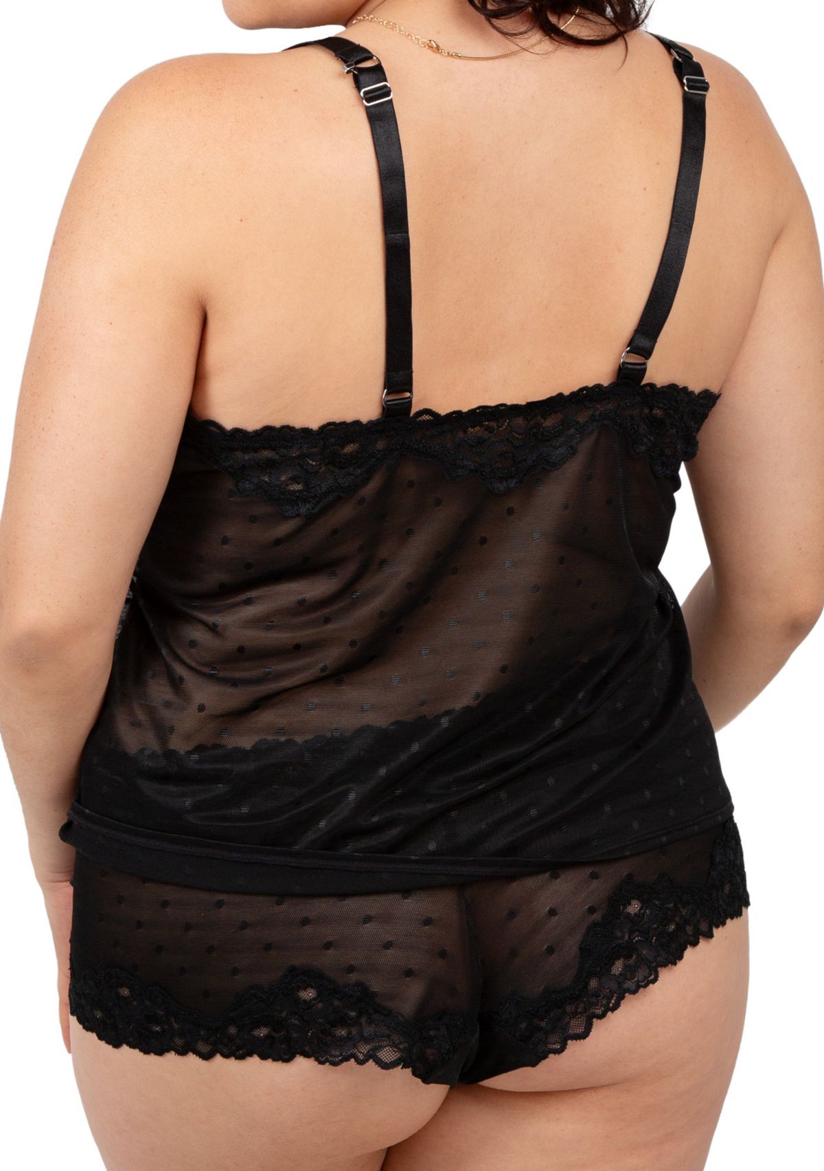 Sheer Whisper 2 Piece Cami and Boyshort Set