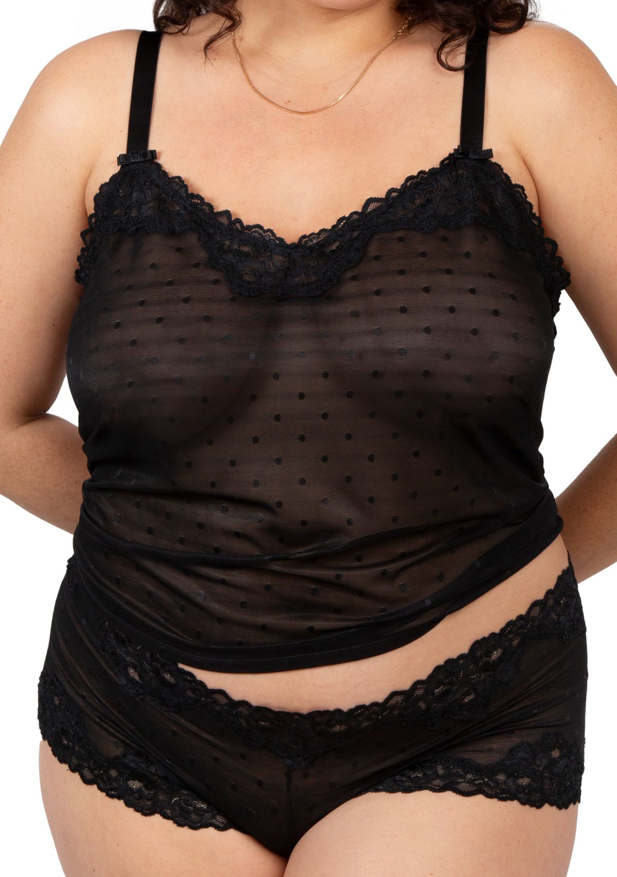 Sheer Whisper 2 Piece Cami and Boyshort Set