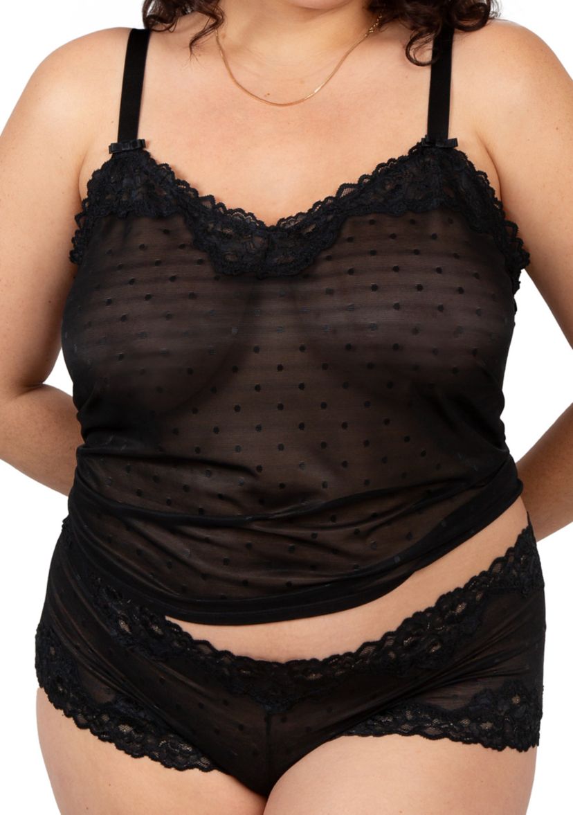 Sheer Whisper 2 Piece Cami and Boyshort Set