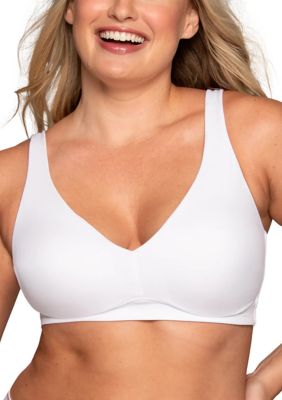 Vanity Fair Lingerie Women's Simple Size Wireless Bra with Lift, White, 2X