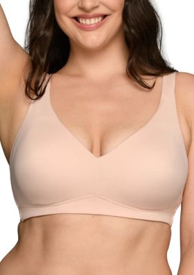 Vanity Fair Lingerie Women's Simple Size Wireless Bra with Lift, Pink, XL