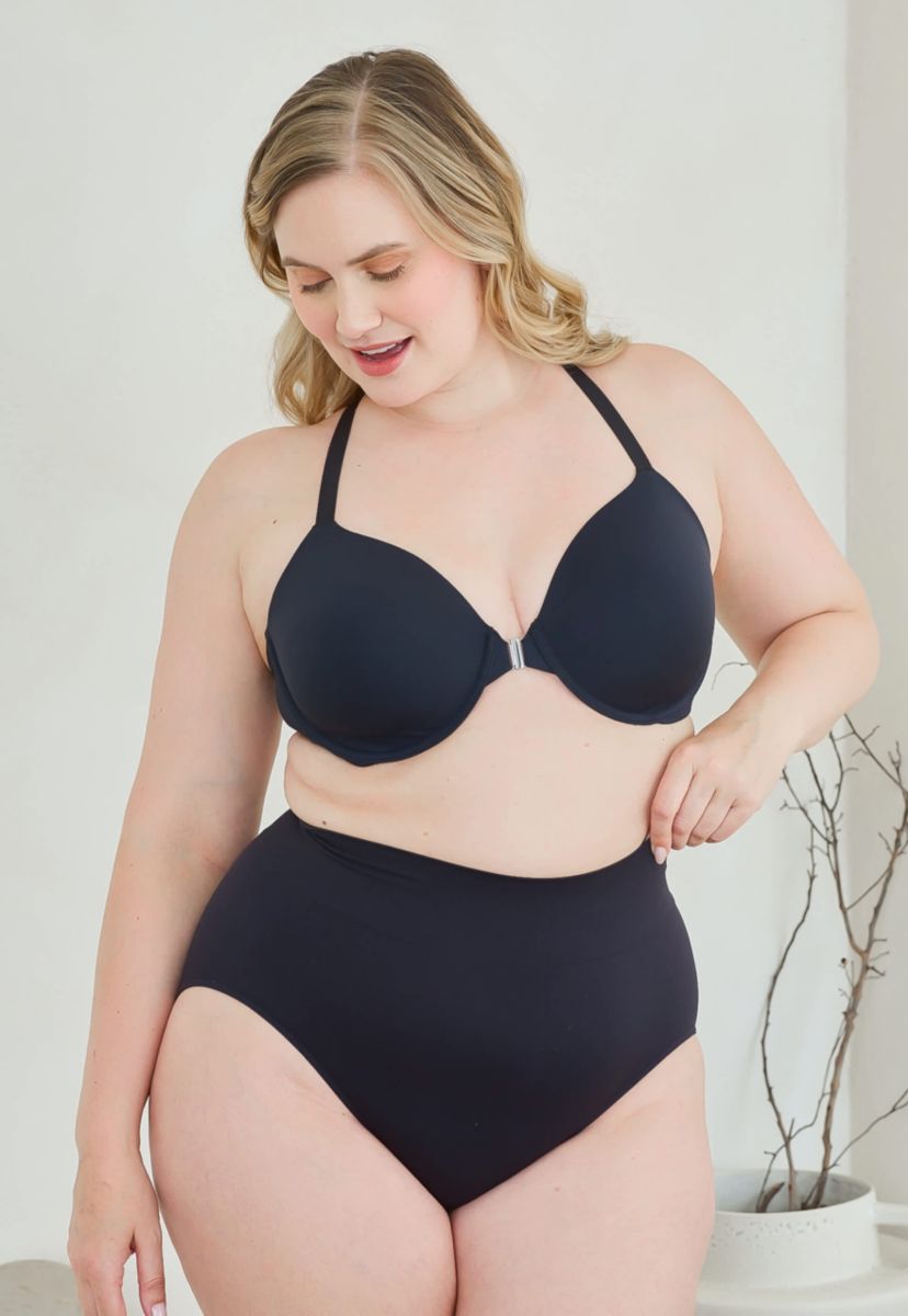 The Luna Front-Closure Racerback Power Mesh Bra