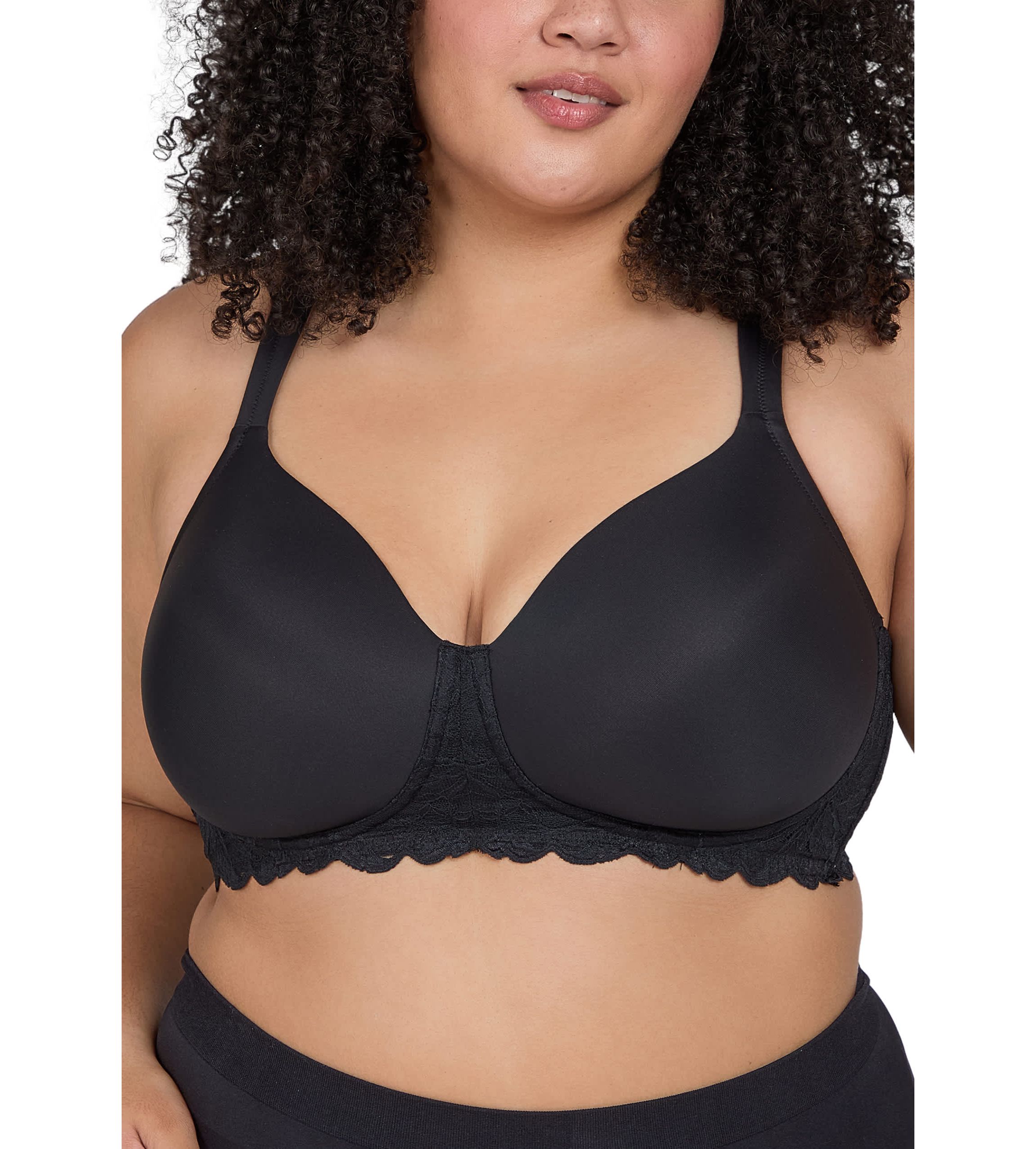 The Zoey Lace Band Molded Wireless T-Shirt Bra