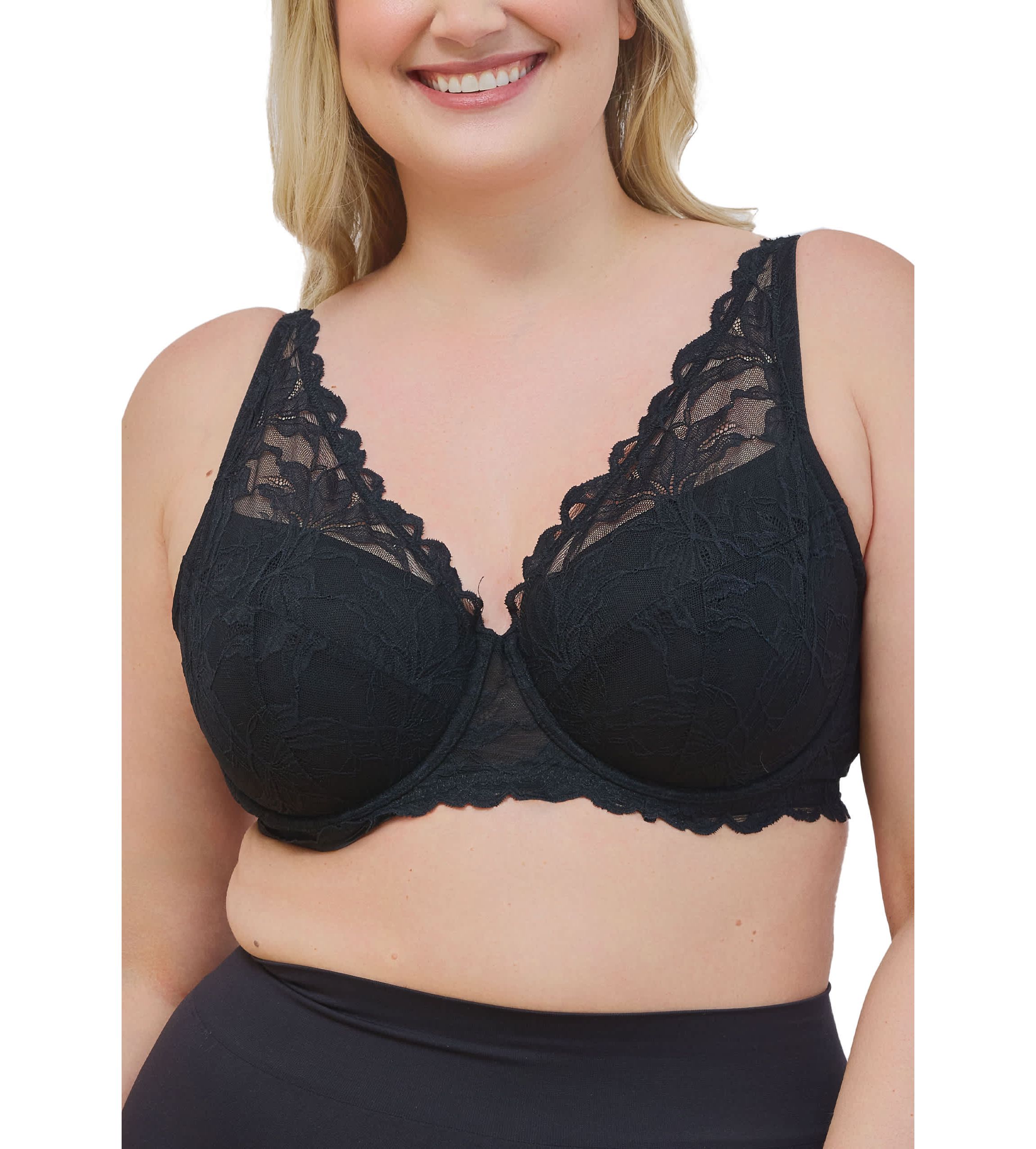 The Willow Lace Plunge Underwire Bra