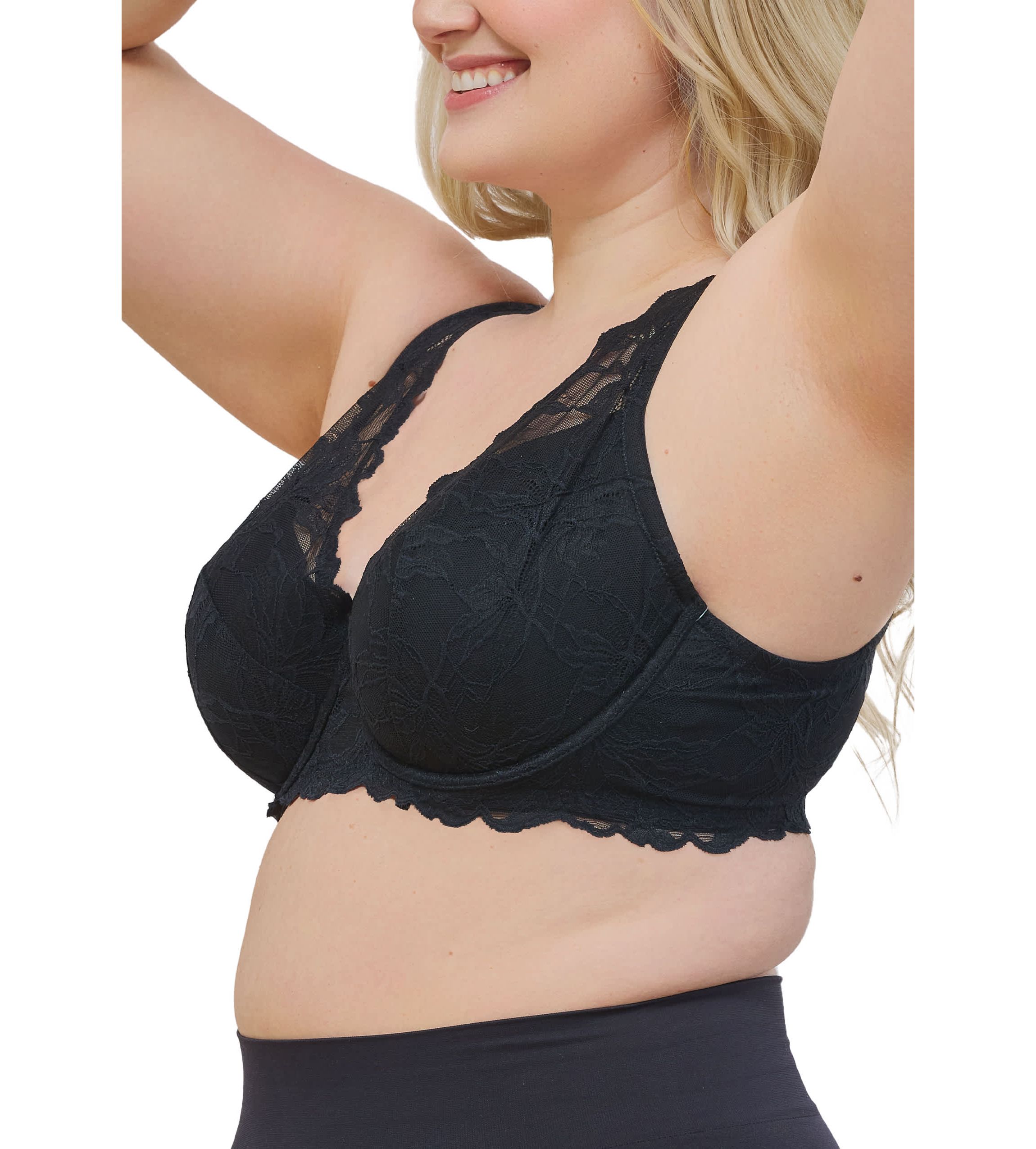 The Willow Lace Plunge Underwire Bra