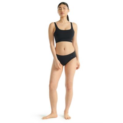 adidas Women's 3Pk Hipster Polybag, Black, Large