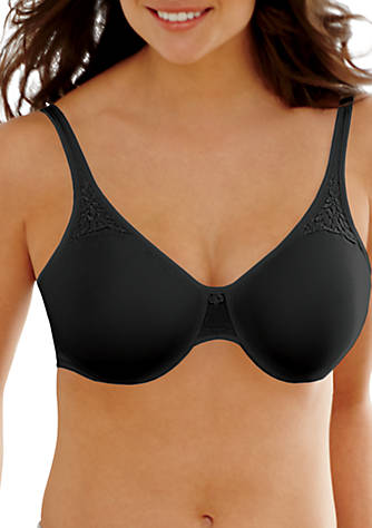Everyday Bra No-Bulge Smoothing Bali Passion for Comfort Minimizer Bra Full-Coverage Underwire Bra with Seamless Cups 