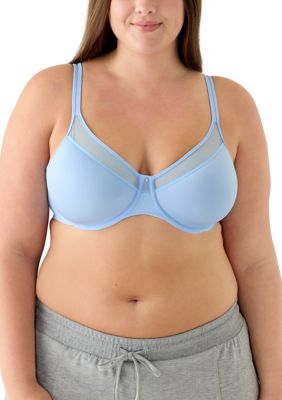 Bali Women's One Smooth U Illusion Neckline Bra, Blue, 42 C
