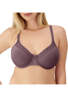 Bali Women's One Smooth U Illusion Neckline Bra, Purple, 40 D