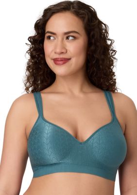 Bali Women's Comfort Revolution Wire-Free Bra, Green, 42 C