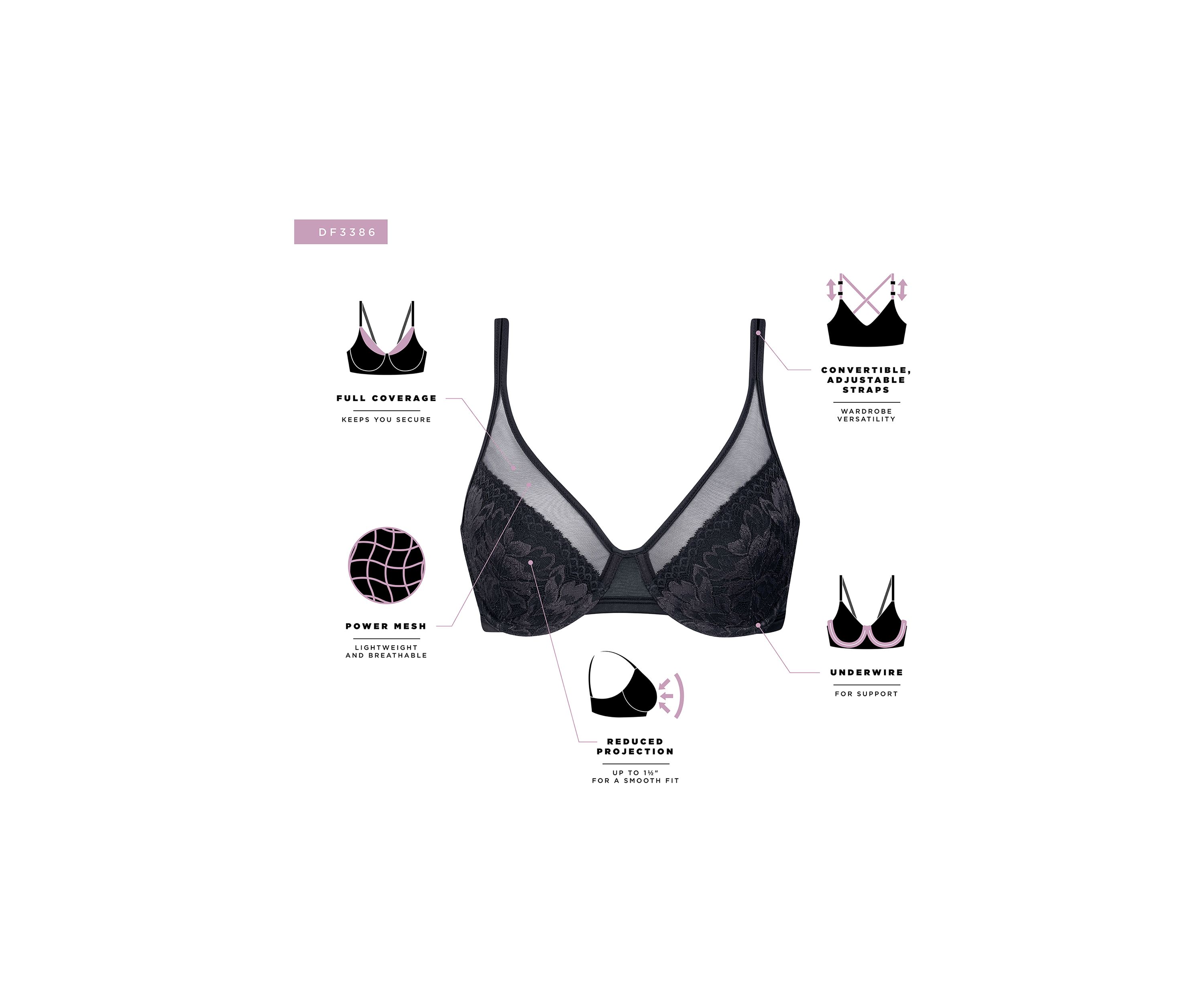 One Smooth U® Lightweight Lace Minimizer Underwire