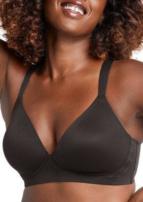 Bali Women's Comfort Revolution Soft Touch Ultimate Wire Free Support Bra, Black, 3XL