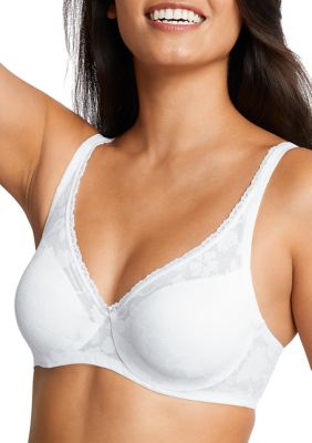 Bali Women's Passion for Comfort® Smooth Lace Underwire Bra, White, 42 DD