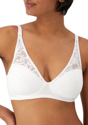 Bali Women's Breathe Cotton Modal Wireless T-Shirt Bra, White, 3XL