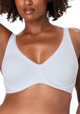 Bali Women's Cotton 2-Ply Underwire Bra, Grey, 40 DD