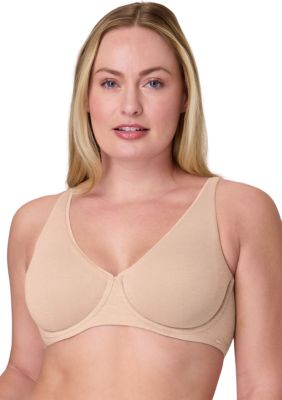 Bali Women's Cotton 2-Ply Underwire Bra, Beige, 42 DD