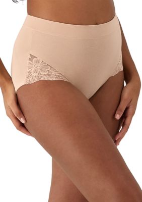 Breathe Shaping Brief with Lace, 2 Pack