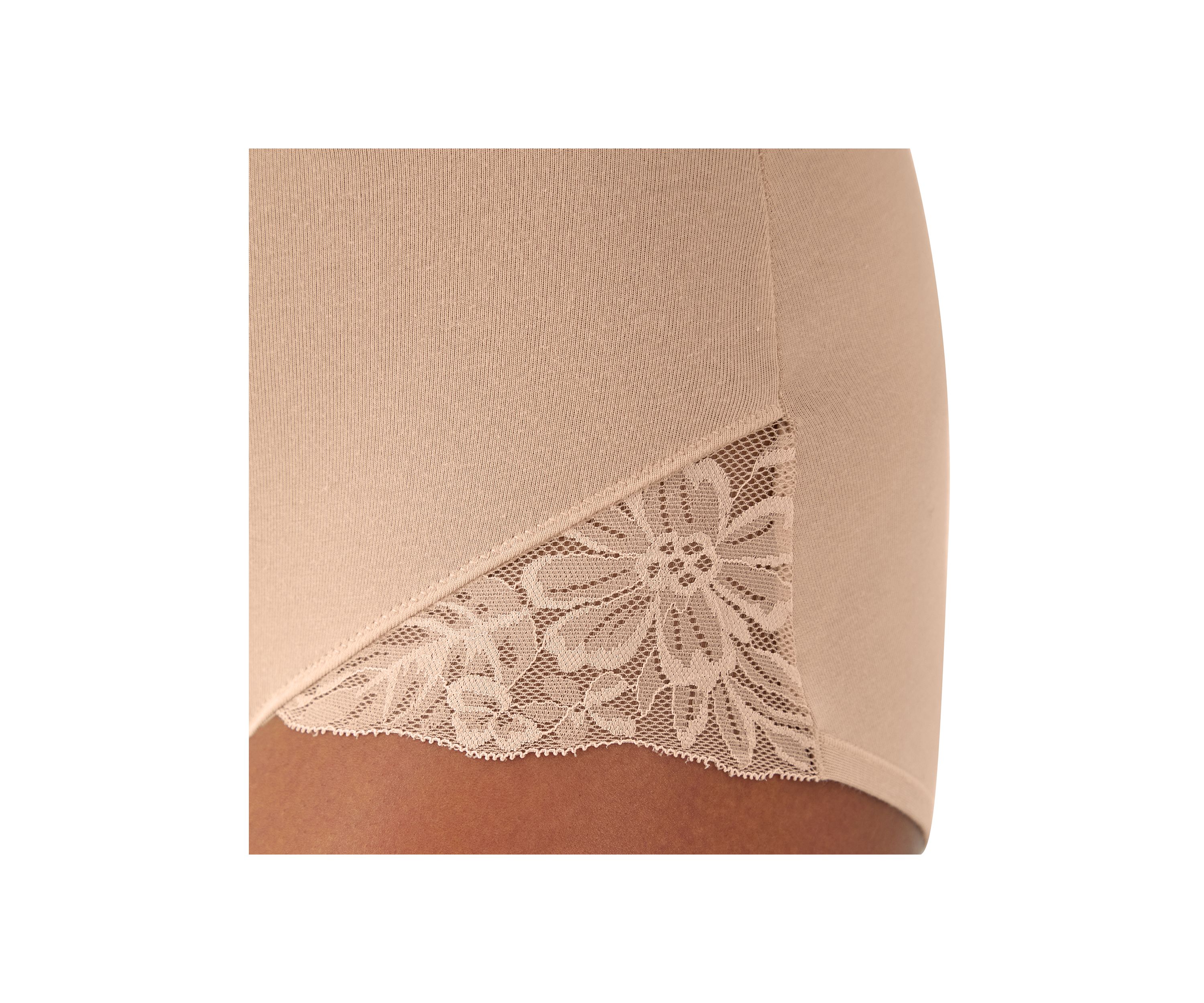 Breathe Shaping Brief with Lace, 2 Pack