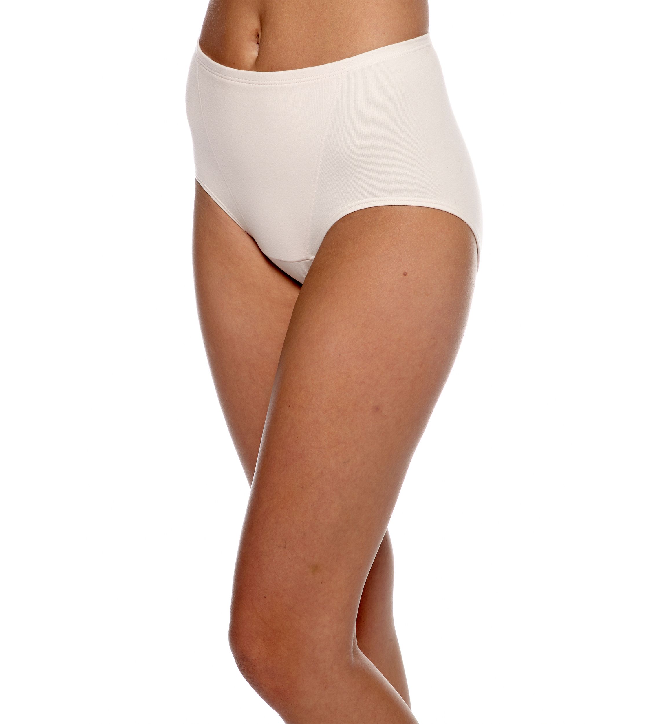Plus Size 2 Pack High Waist Cotton Brief - X864