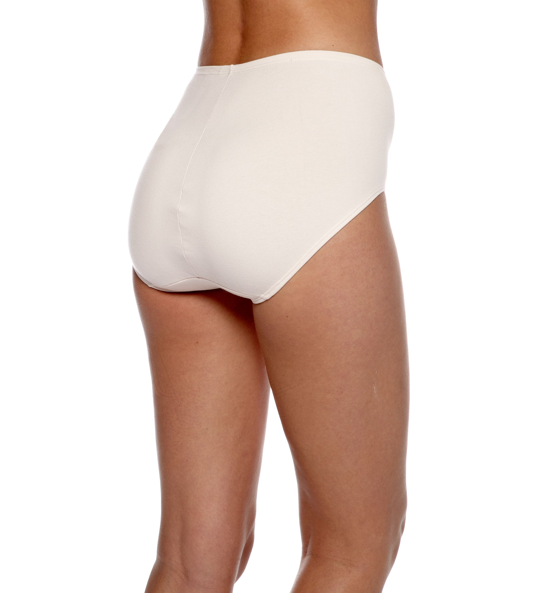 Plus Size 2 Pack High Waist Cotton Brief - X864