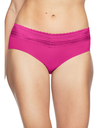 Warner's Women's No Pinching No Problems Lace Hipster Panty 