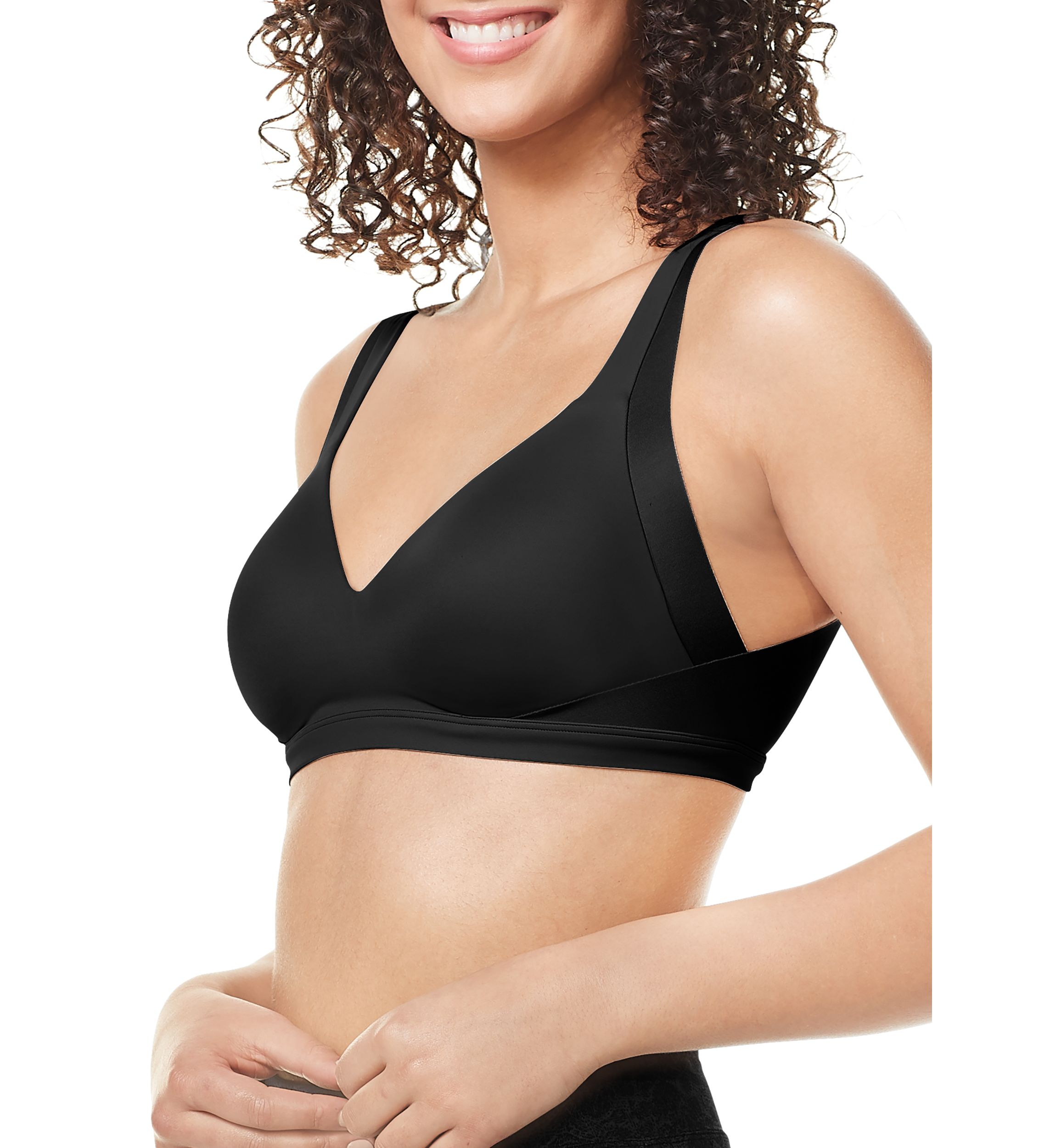 No Side Effects® Wire-Free Back Smoothing Contour with Easy Size Bra - RA2231A