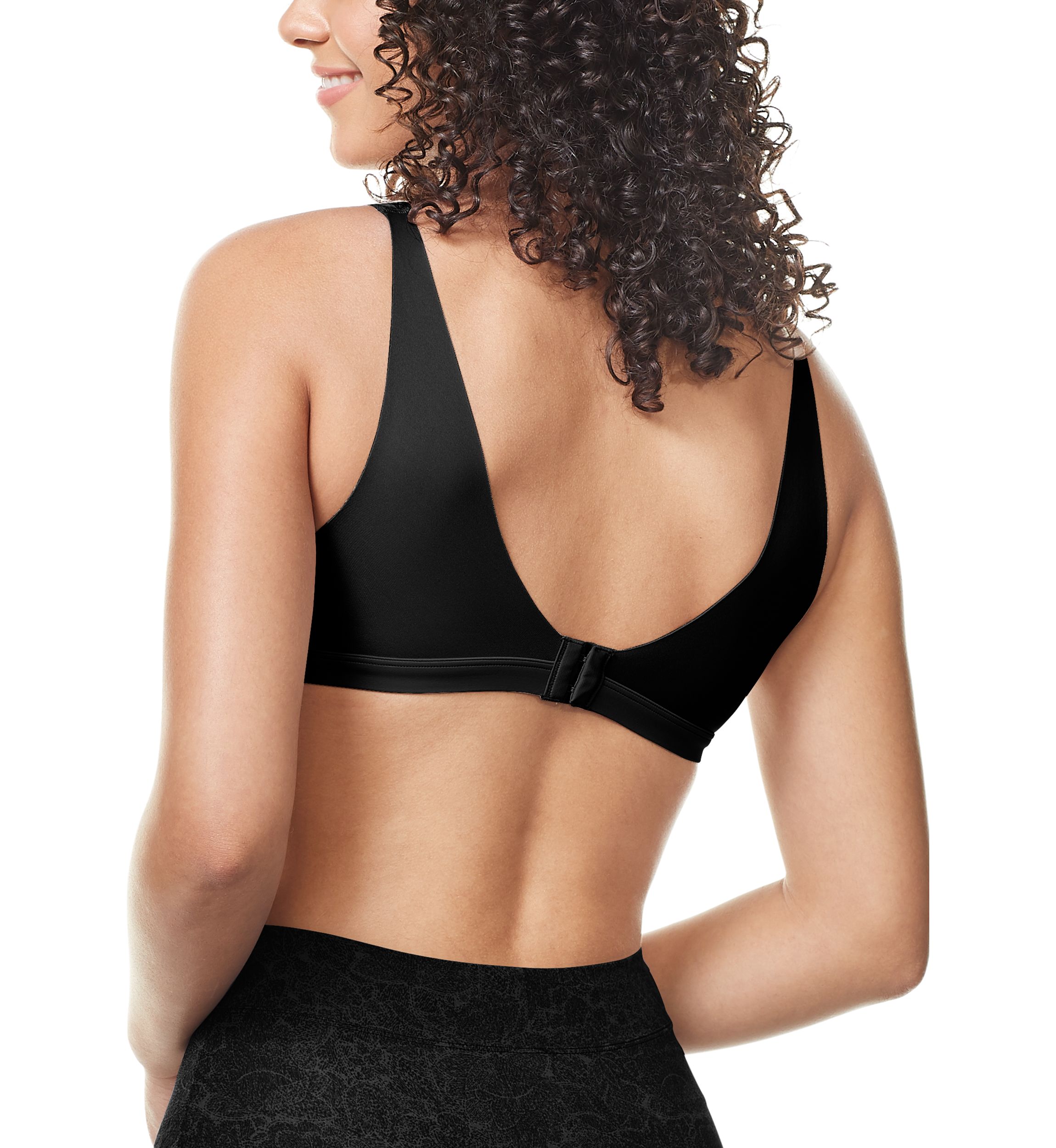 No Side Effects® Wire-Free Back Smoothing Contour with Easy Size Bra - RA2231A