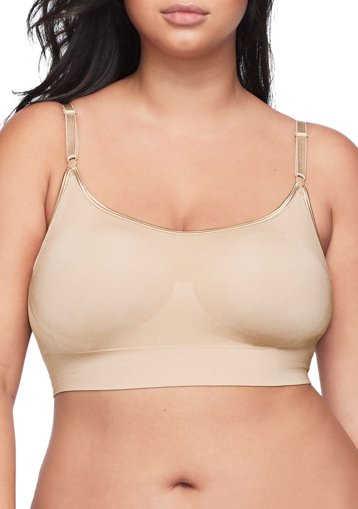 	 Easy Does It® Dig-Free Comfort Band with Seamless Stretch Wireless Lightly Lined Convertible Comfort Bra - RM0911A 