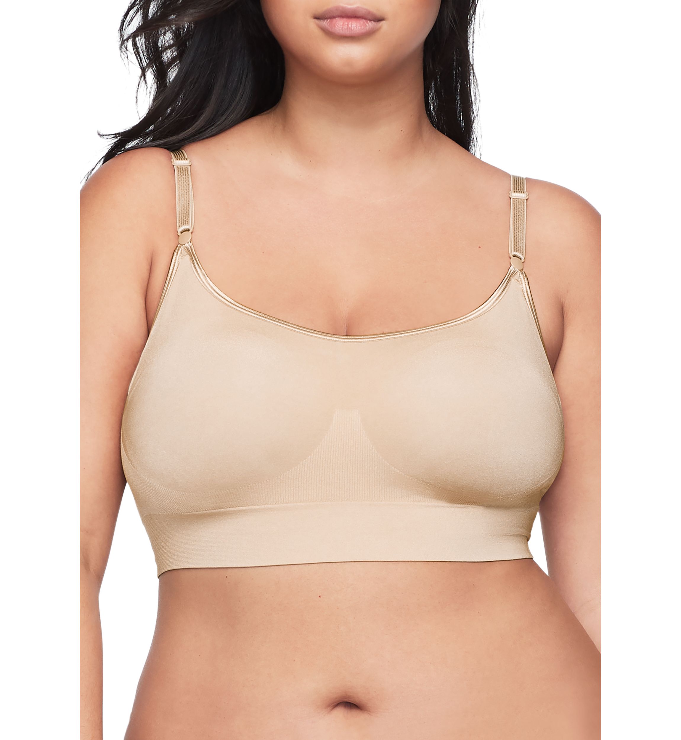 	 Easy Does It® Dig-Free Comfort Band with Seamless Stretch Wireless Lightly Lined Convertible Comfort Bra - RM0911A 