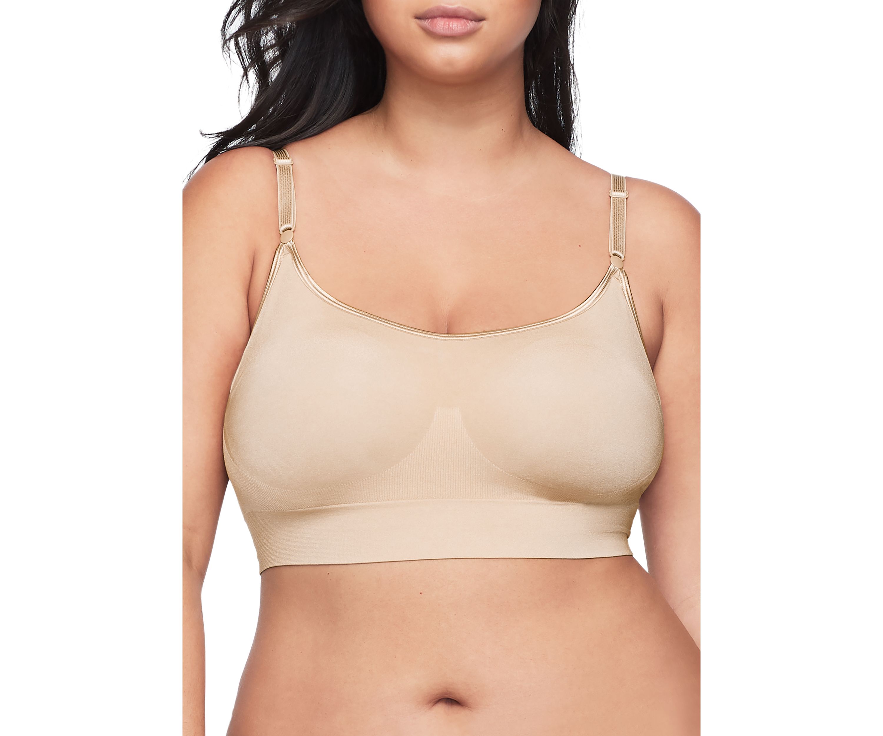 	 Easy Does It® Dig-Free Comfort Band with Seamless Stretch Wireless Lightly Lined Convertible Comfort Bra - RM0911A 