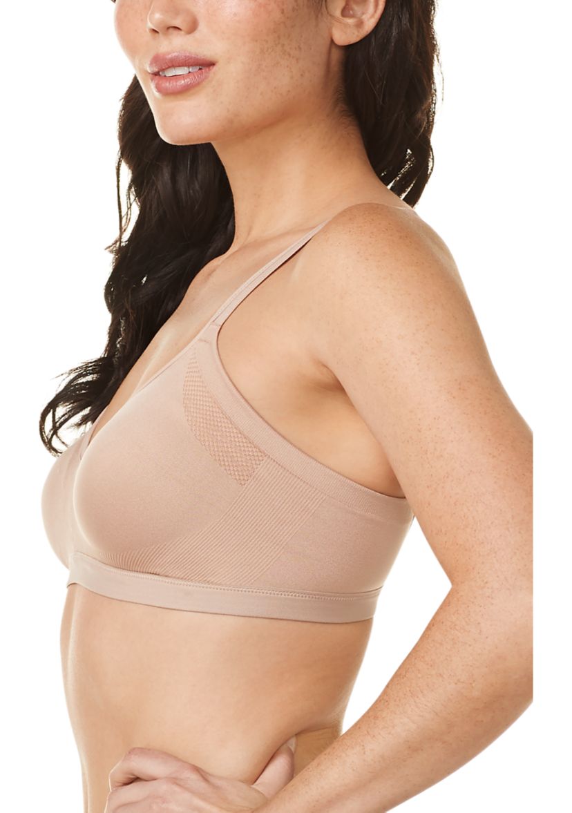 Easy Does It® Underarm-Smoothing with Seamless Stretch Wireless Lightly Lined Comfort Bra - RM3911A