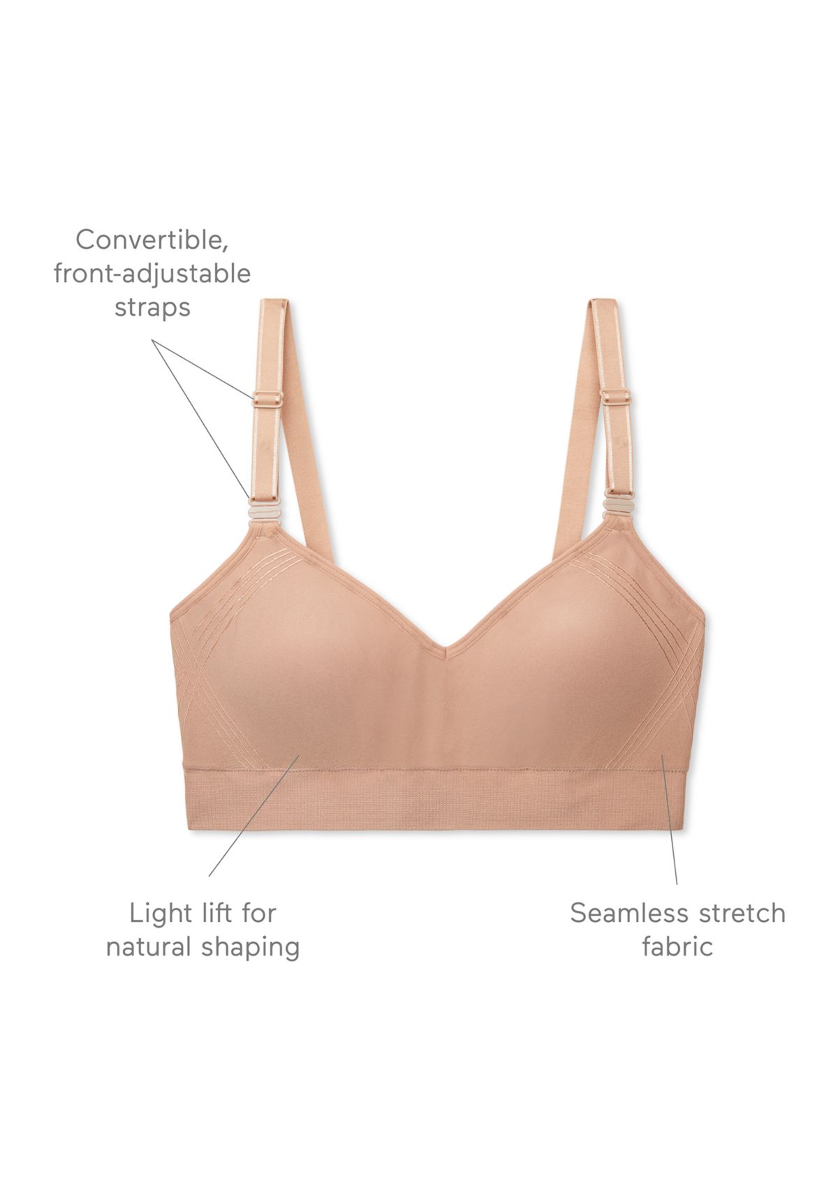Easy Does It® Wireless Lift Comfort Bra - RN0131A