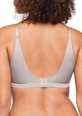 Mrat Clearance Tshirt Bras for Women Solid Color Comfortable Back Shapewear  Women's Unlined Scoop Neck Bralette Tshirt Bras for Women Hollow Out  Perspective Bra Underwear L 