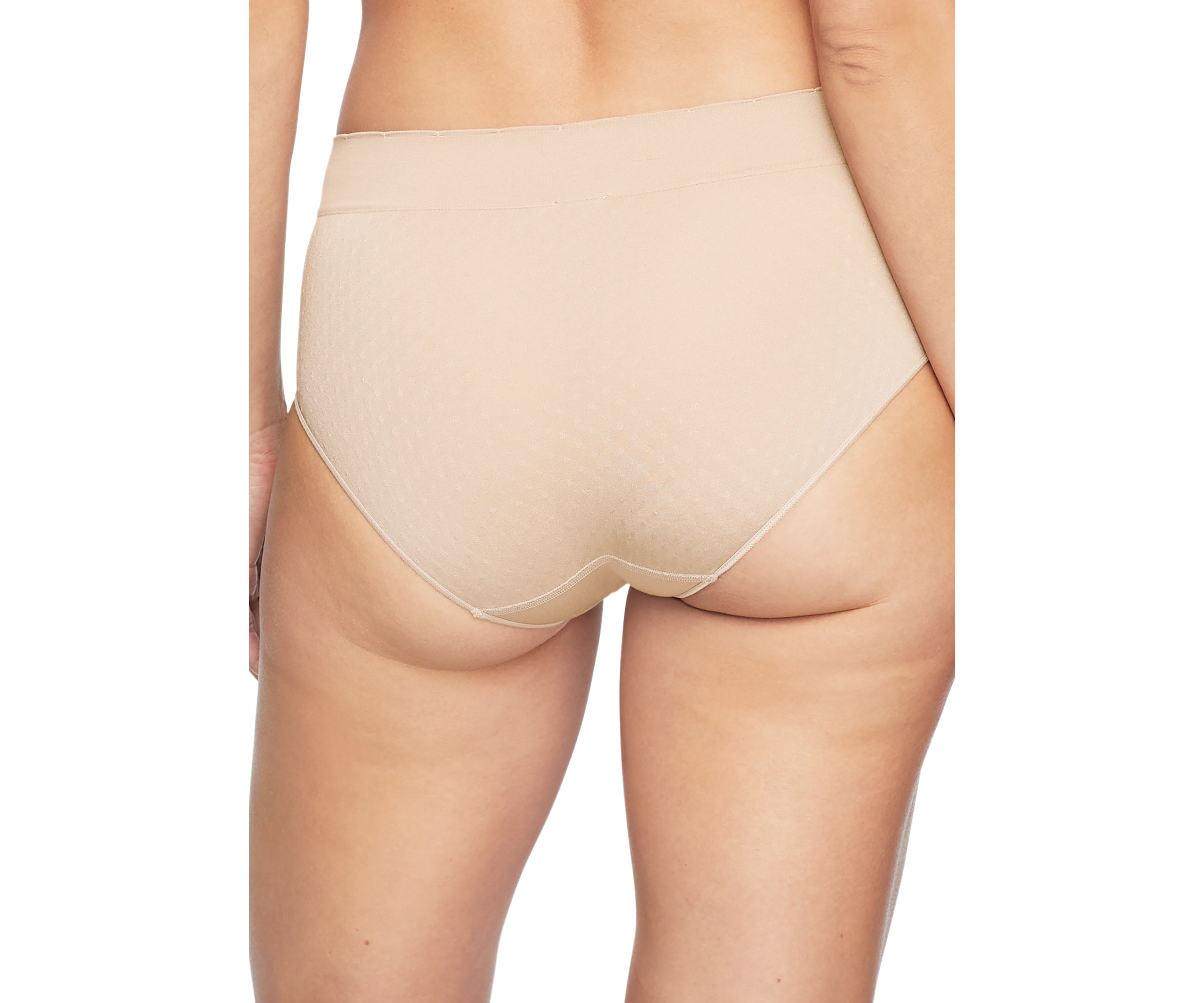No Pinching, No Problems® Dig-Free Comfort Waist with Lace Smooth and Seamless Briefs - RS1501P