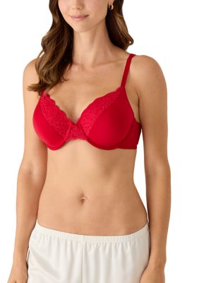 Maidenform Women's Comfort Devotion Embellished Extra Coverage Bra, Red, 40 D