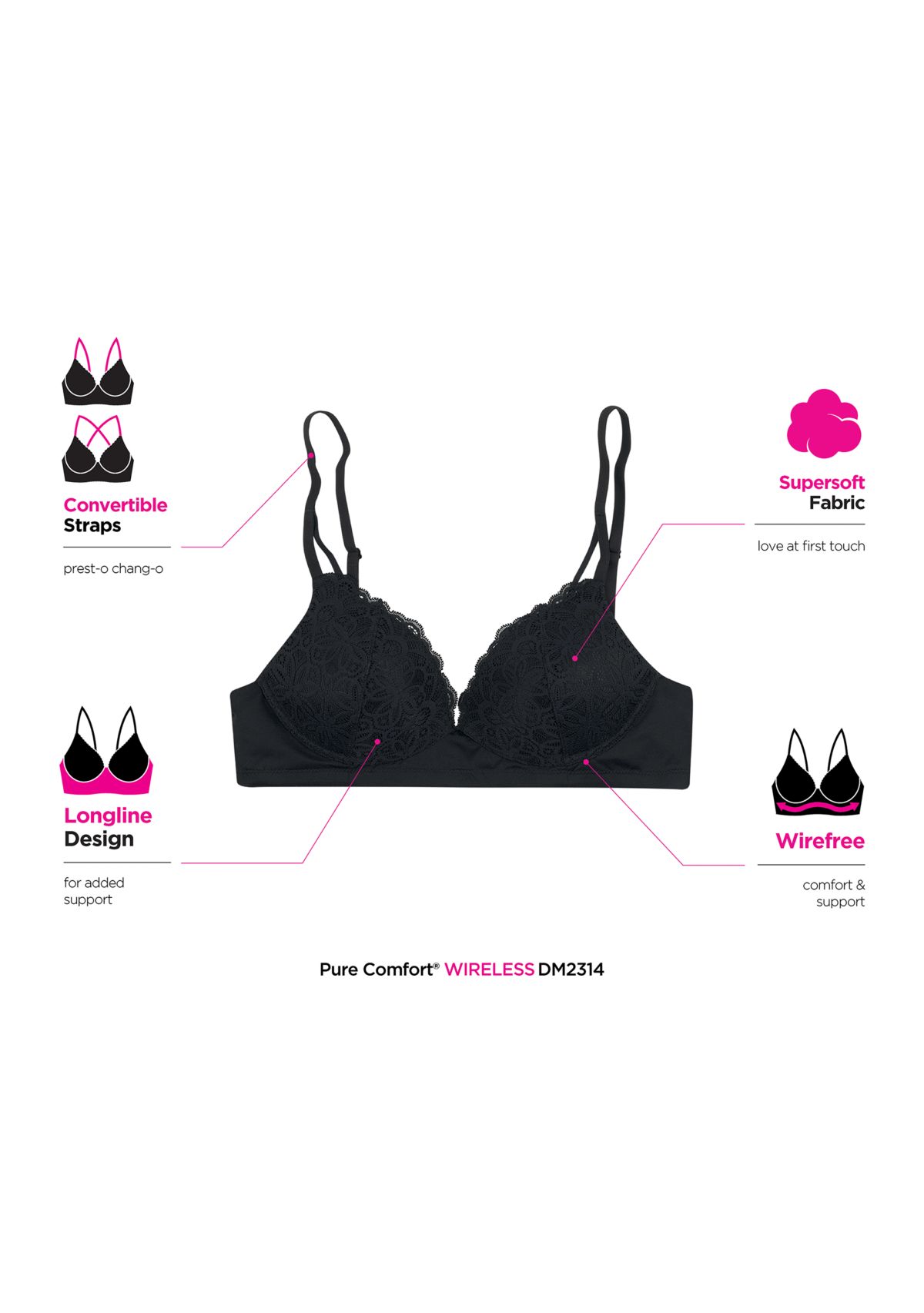 M Soft Support Bralette
