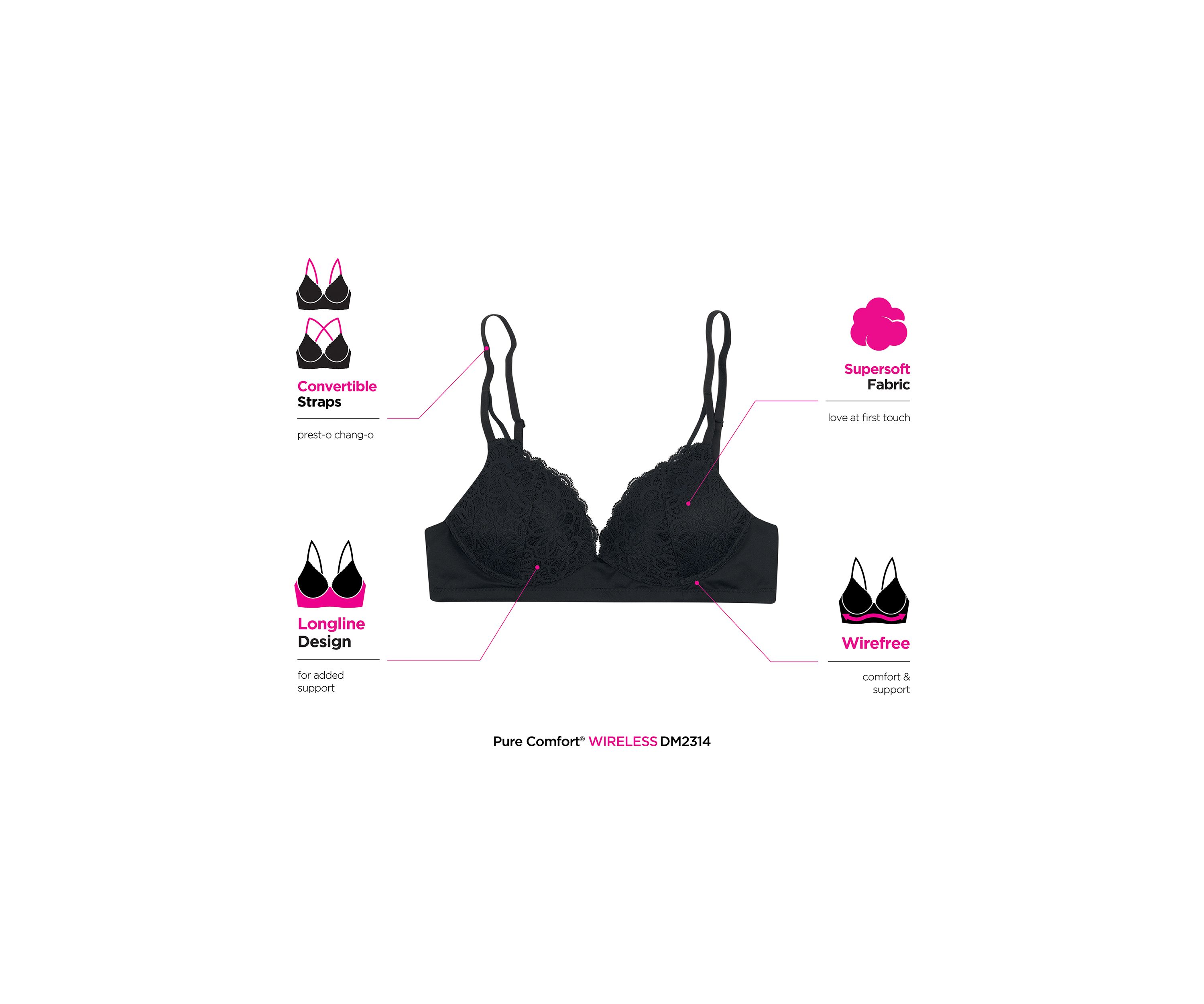 M Soft Support Bralette