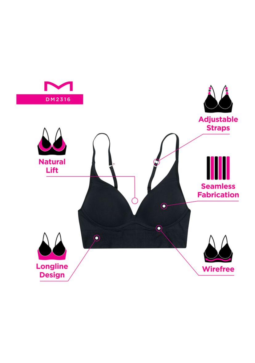 M Seamless Natural Lift Convertible Bralette 