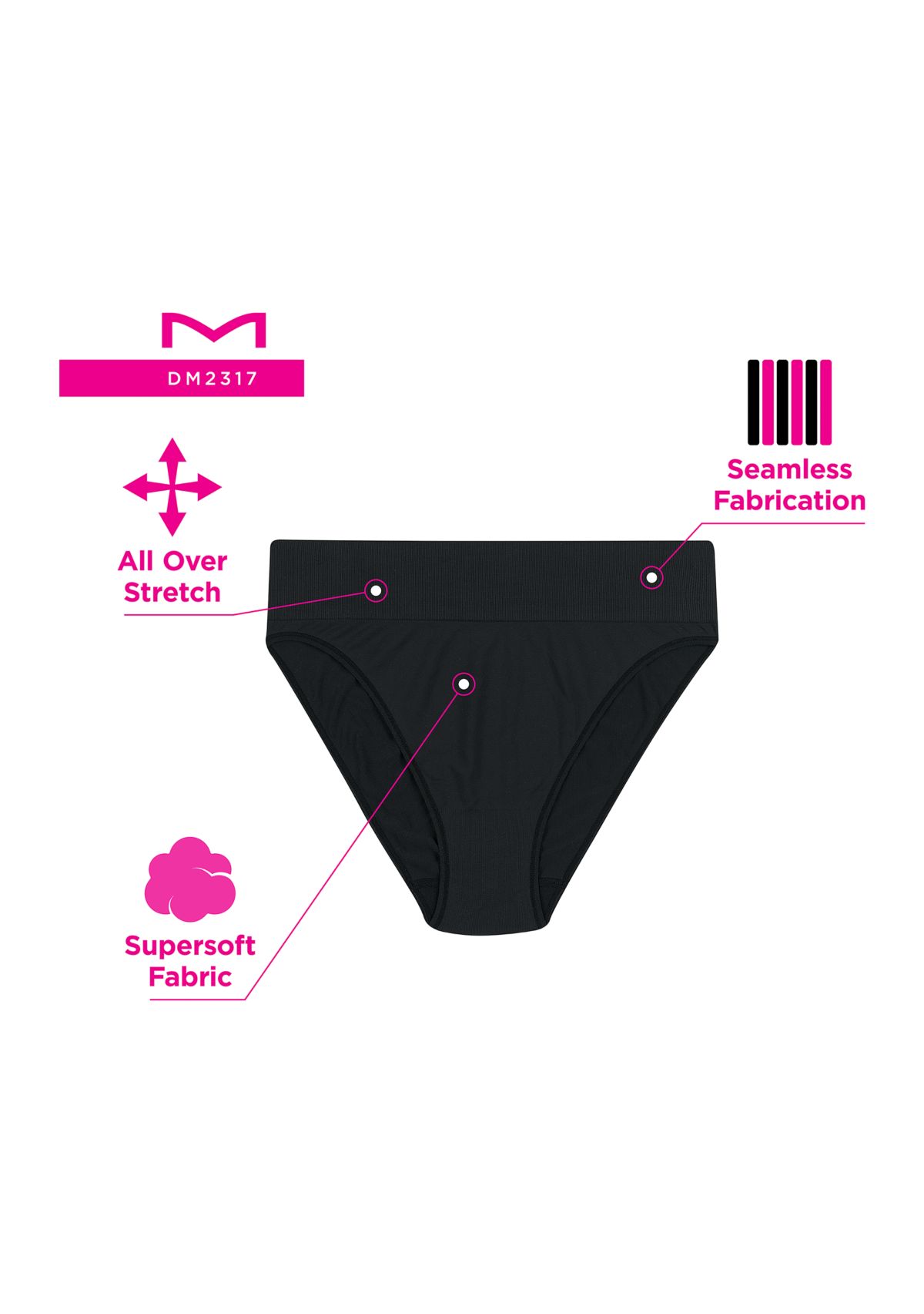 M Seamless High Leg Bikini  