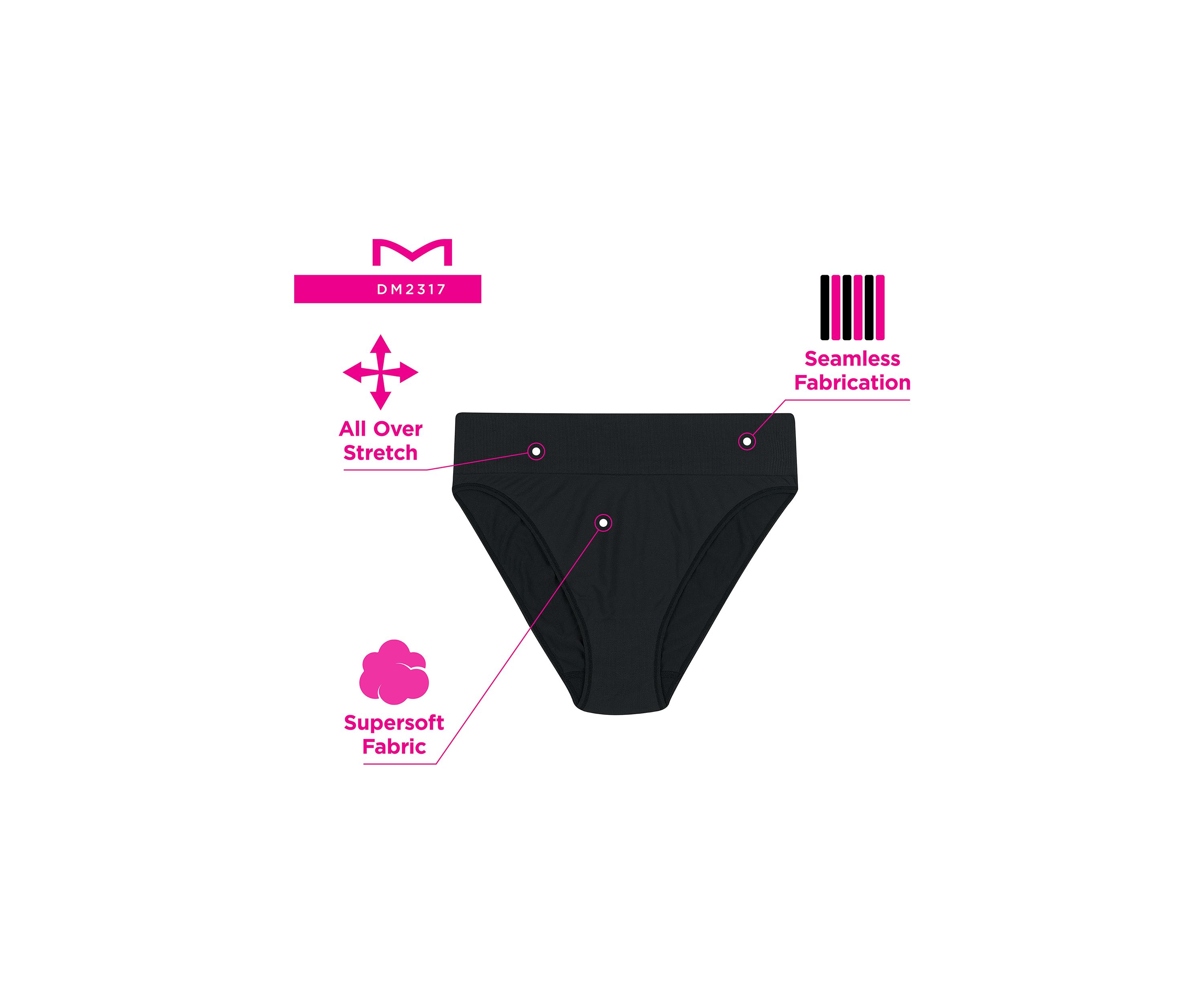 M Seamless High Leg Bikini  