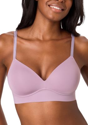Maidenform Women's Barely There Full Coverage Wireless Bra, Purple, 2XL
