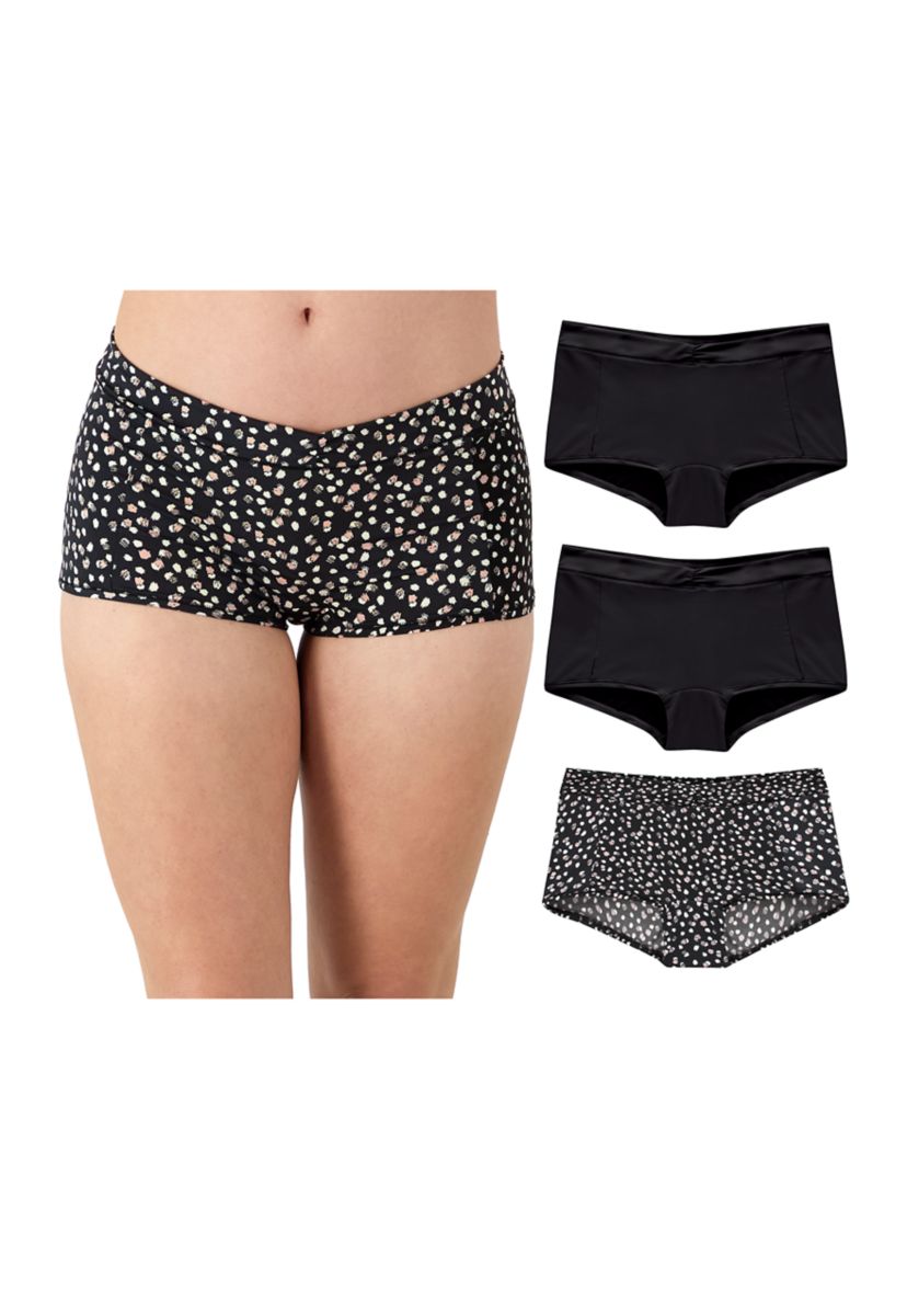 Everyday Luxe Stretch Micro Boyshort, 3-Pack