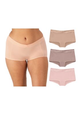 Everyday Luxe Stretch Micro Boyshort, 3-Pack