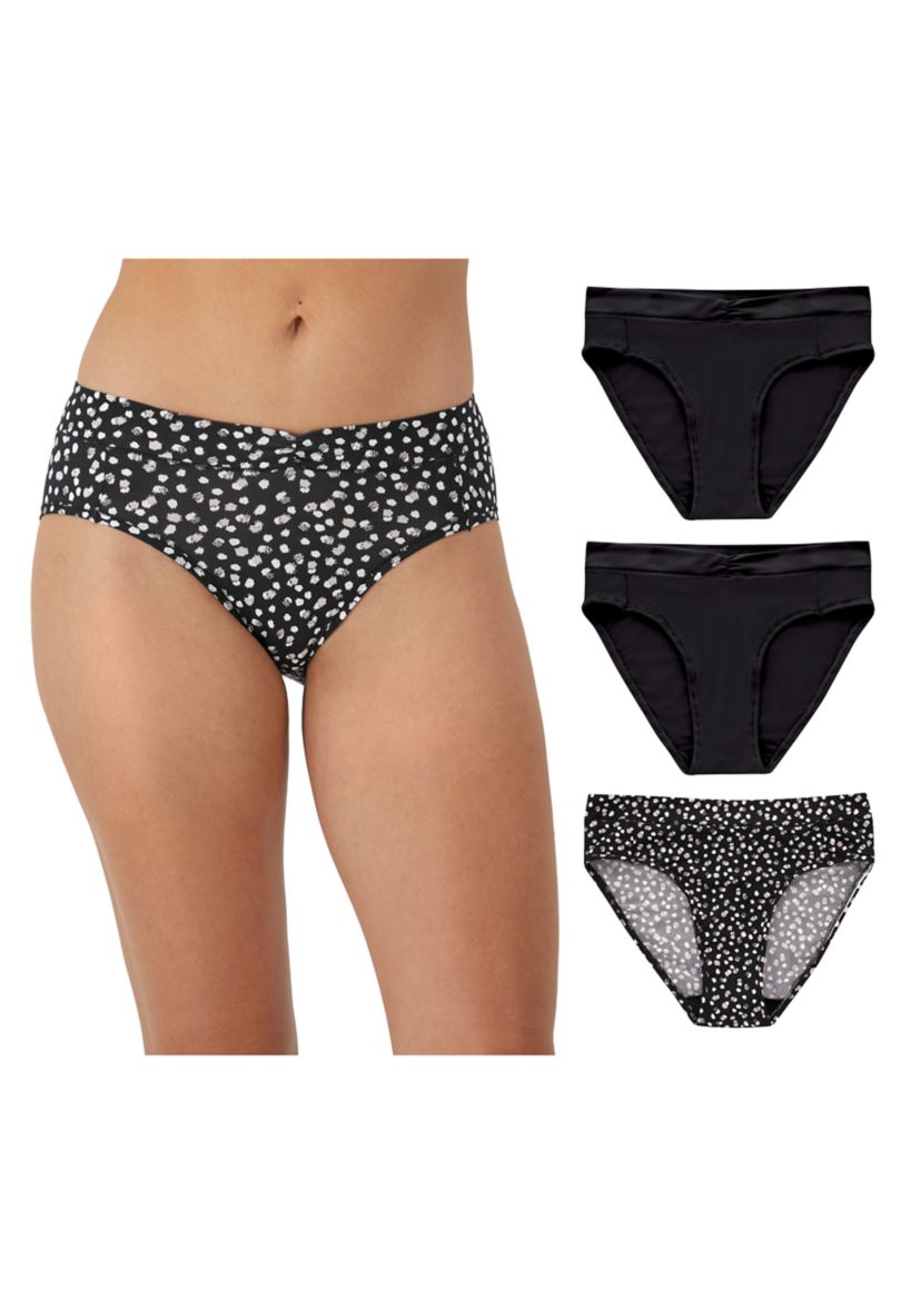 Everyday Luxe Stretch Micro Hi Leg Underwear - 3-Pack