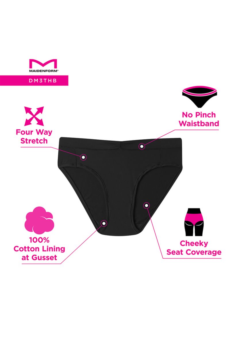 Everyday Luxe Stretch Micro Hi Leg Underwear - 3-Pack