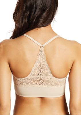 Buy Pure Comfort Lace Bralette, Padded Pullover Wireless Bra, Our Best  Bralette with Racerback, Evening Blush, Small at