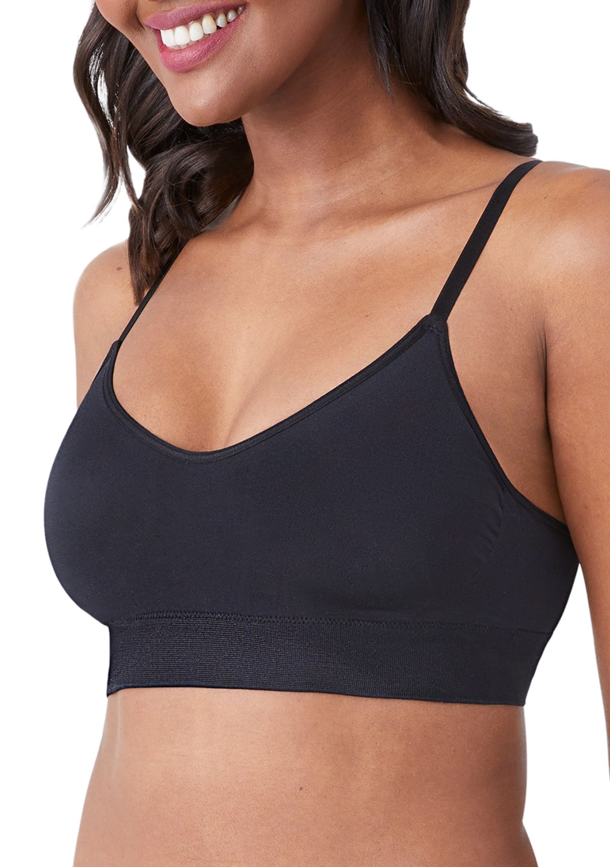 Womens Seamless Wire Free Triangle Bralette
