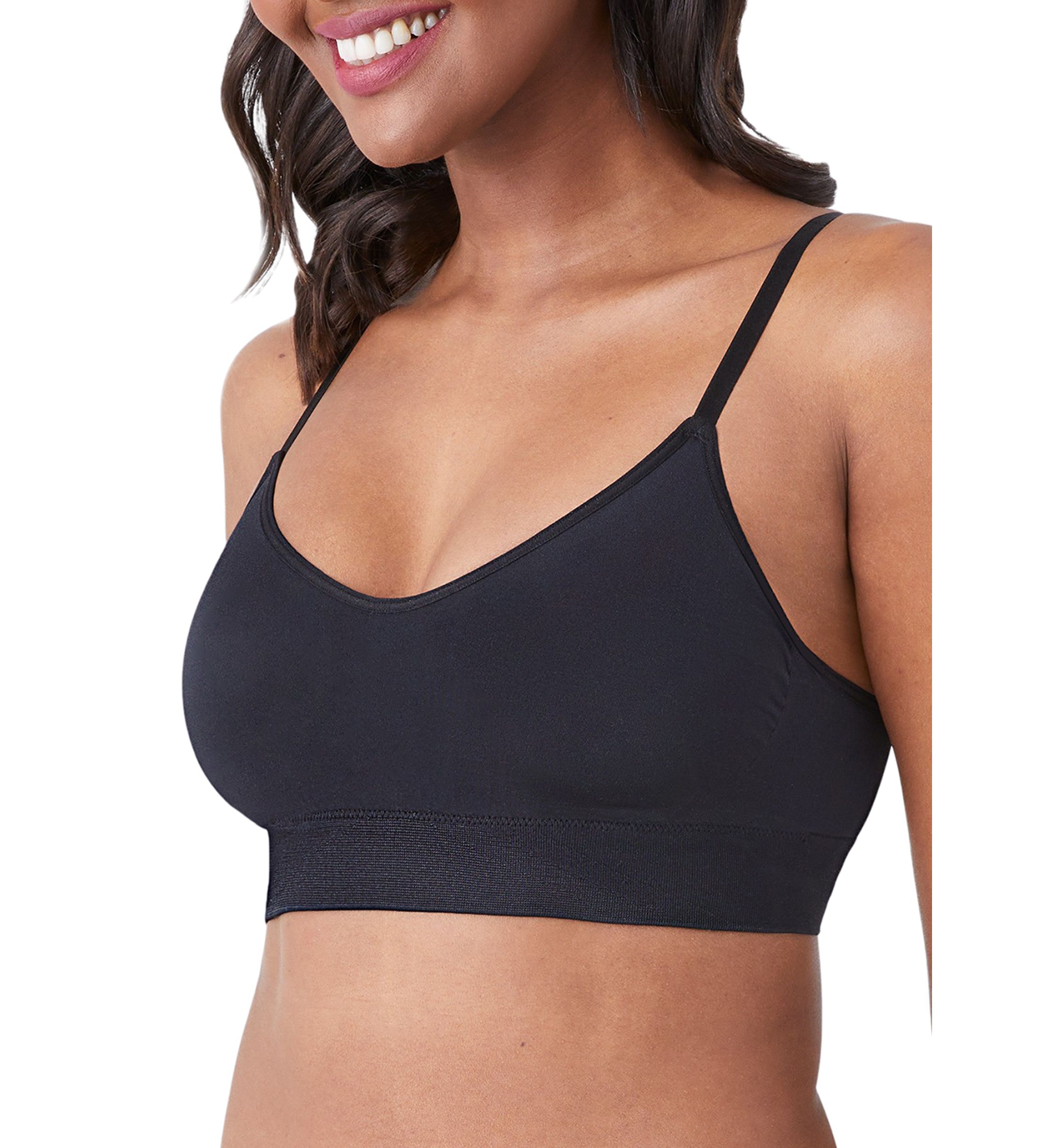Womens Seamless Wire Free Triangle Bralette
